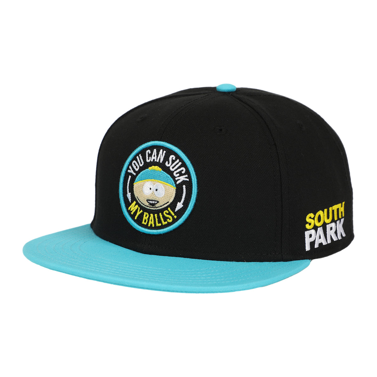 South Park Cartman Quote Black Snapback Hat-OSFA
