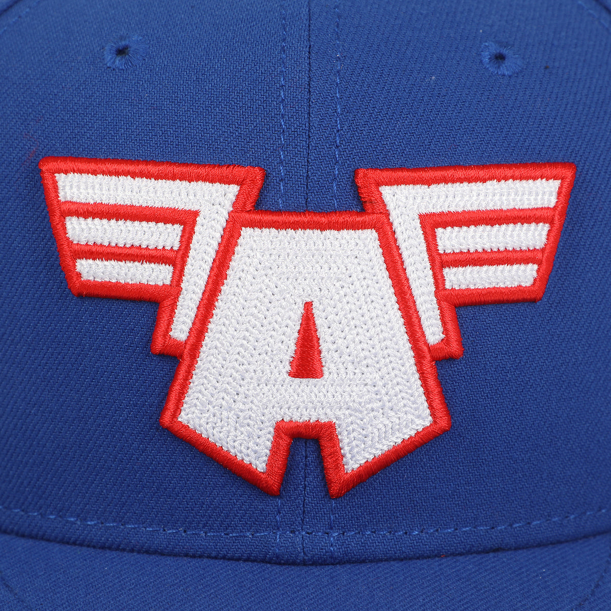 Marvel Universe Captain America A Logo Blue Snapback Hat-OSFA
