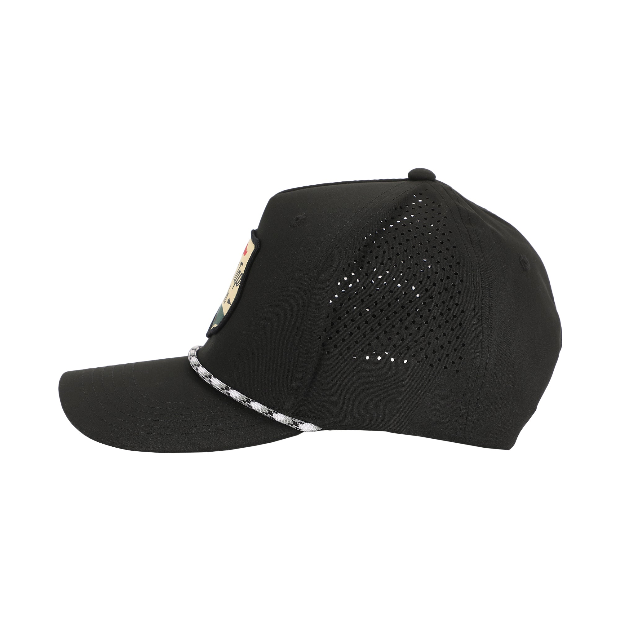 Happy Gilmore "Just Tap It In" Woven Patch On A 5 Panel Perforated Performance Sb Snapback