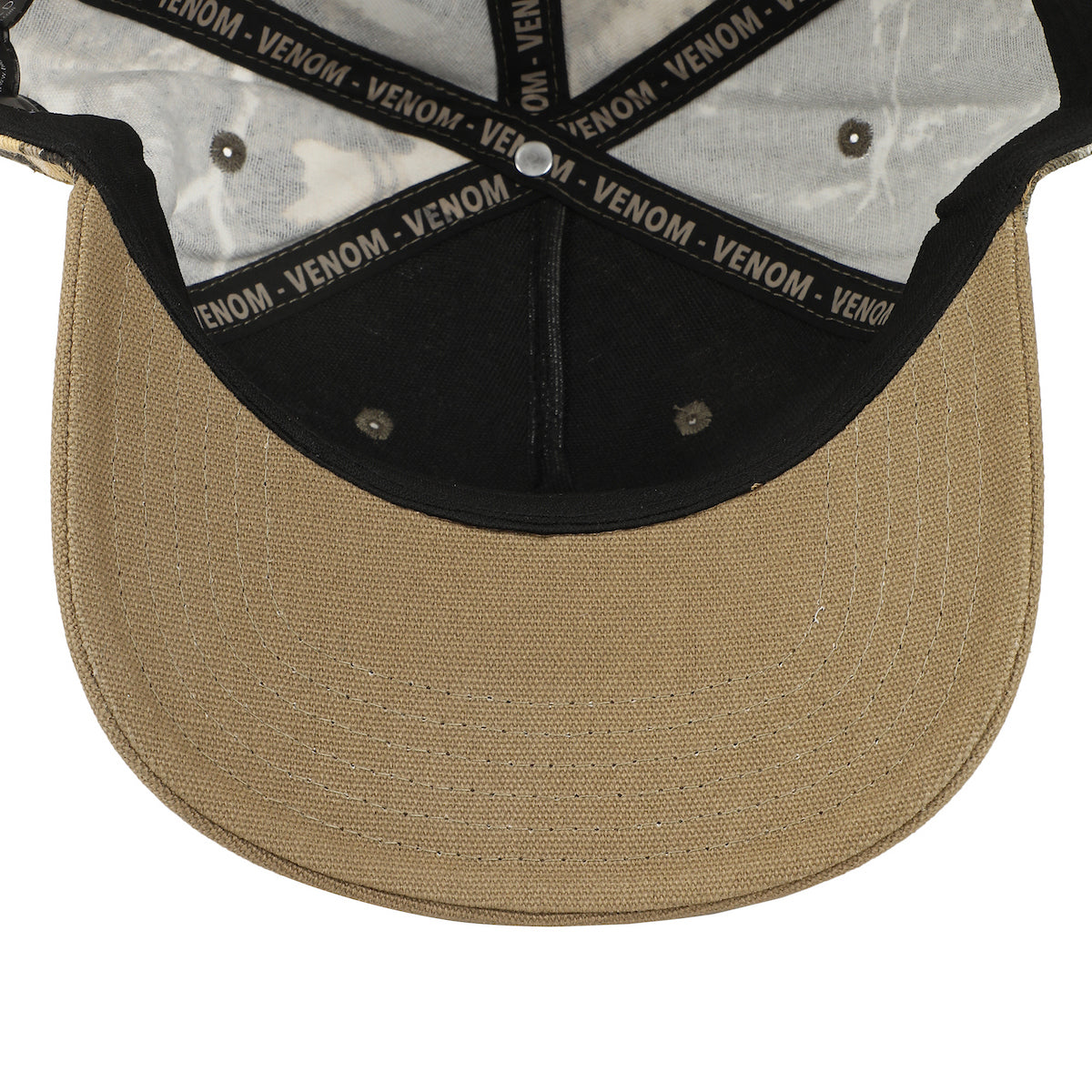 Venom Embroidered 3D Logo Camouflage Snapback Hat