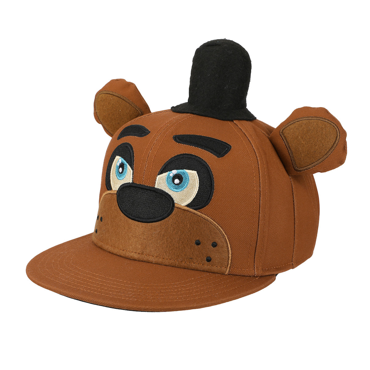 Five Nights At Freddy's Freddy Fazbear Big Face Brown Snapback Hat