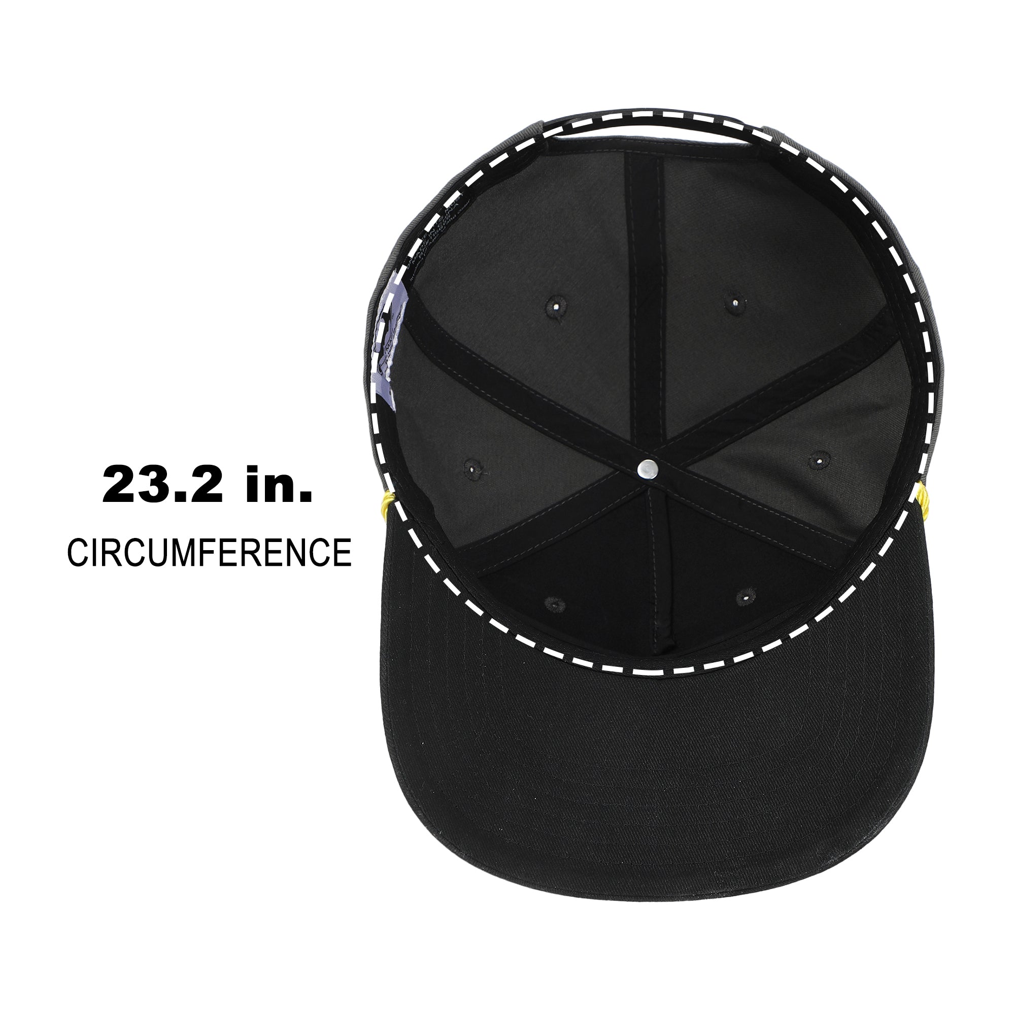 Batman Embroidered Logo Adult Black Retro Grandpa Snapback Hat