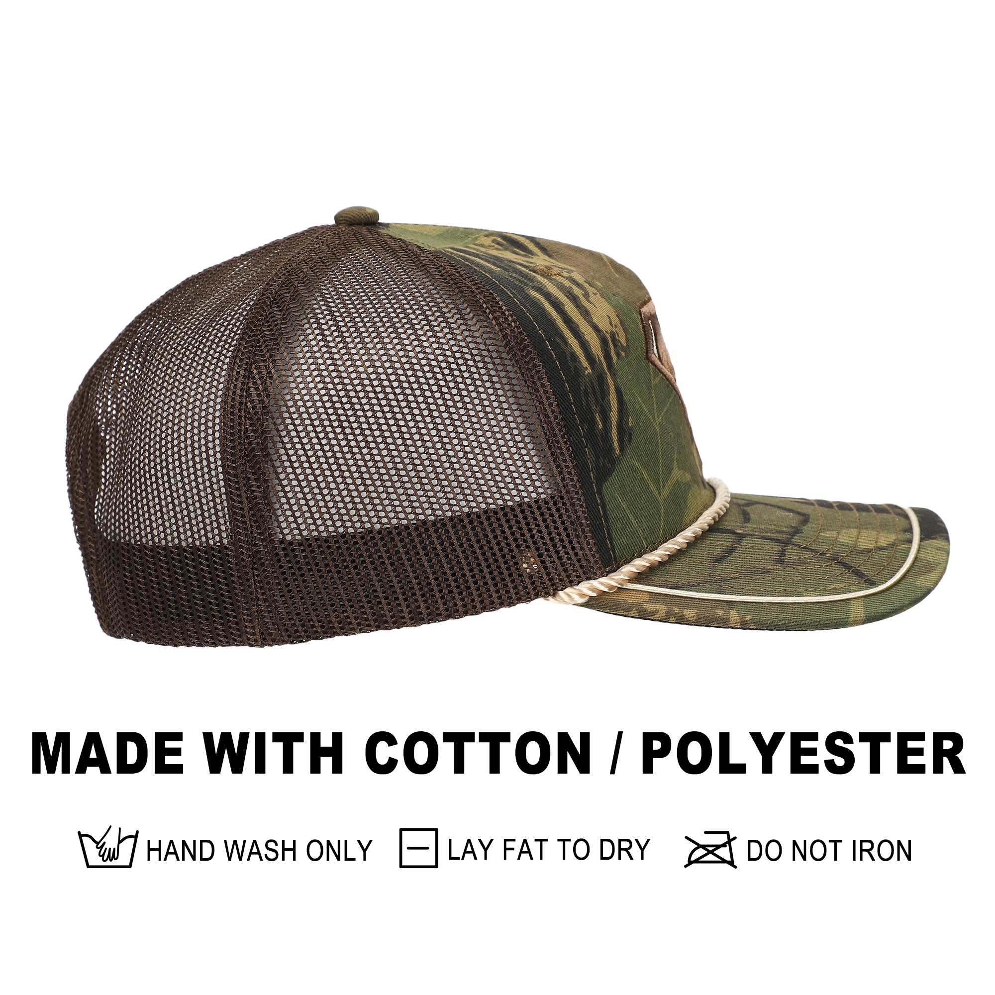 Superman Embroidered Logo Adult Camouflage Retro Trucker Hat