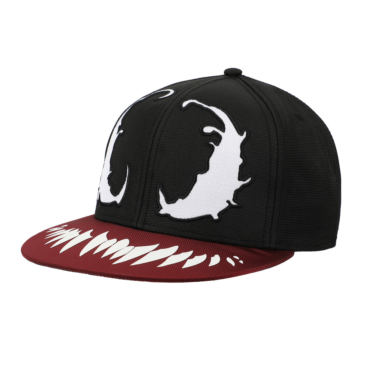 Venom Big Face Black Snapback Hat
