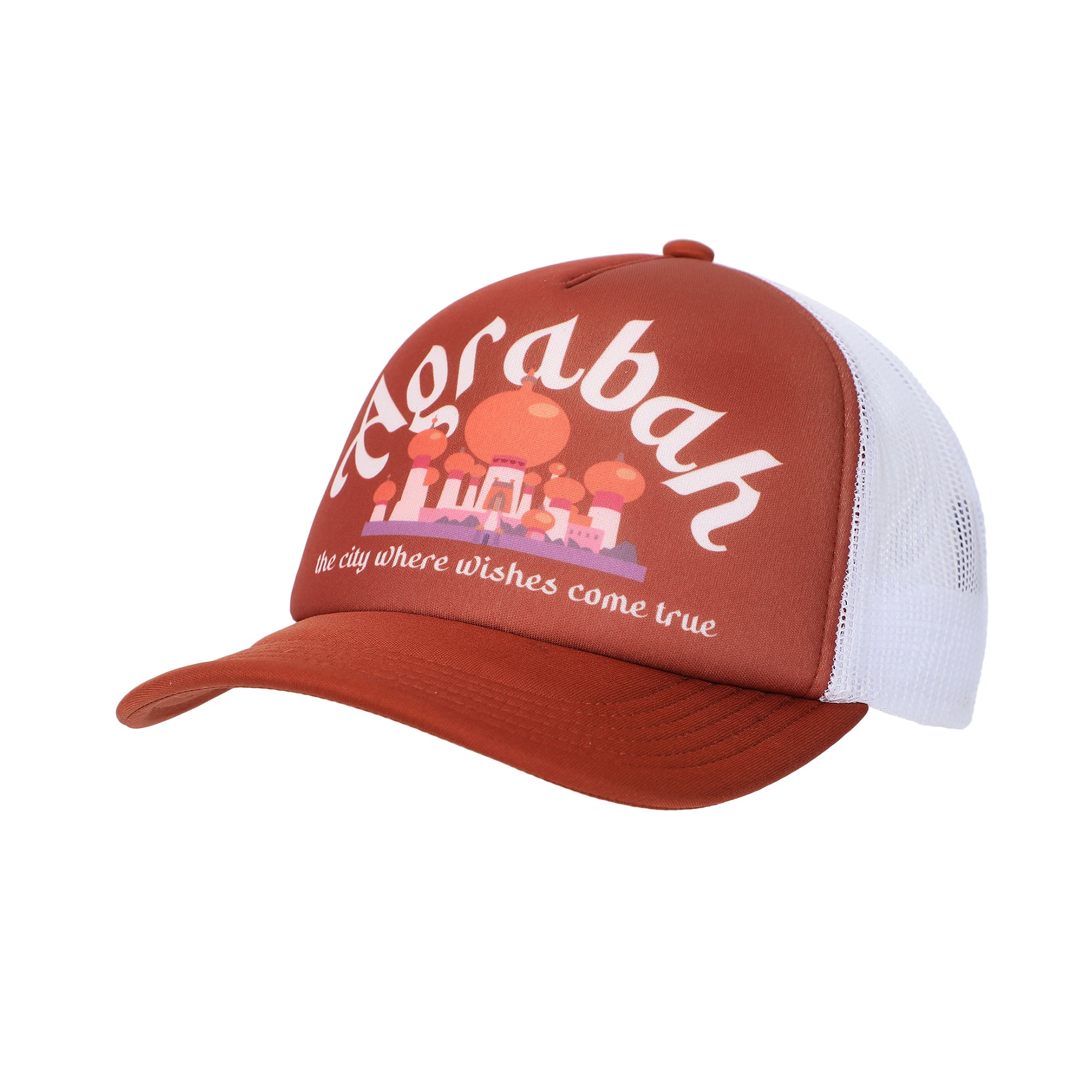 Disney Aladdin Agrabah Red Foam Trucker Hat