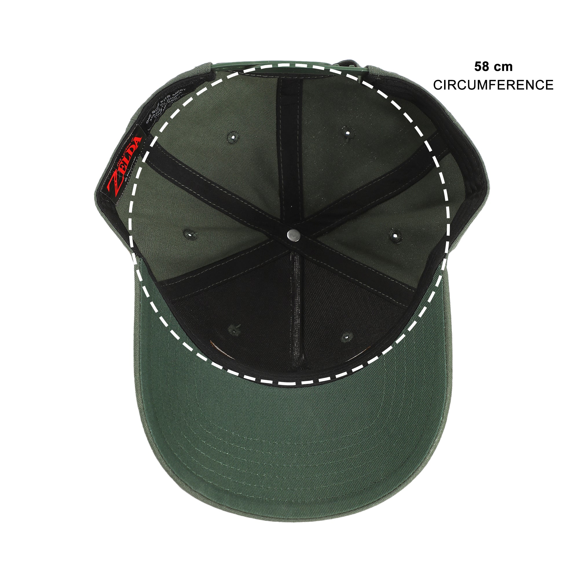 The Legend Of Zelda Hyrule Crest Embroidery Poly Wool B104 Baseball Cap Snapback