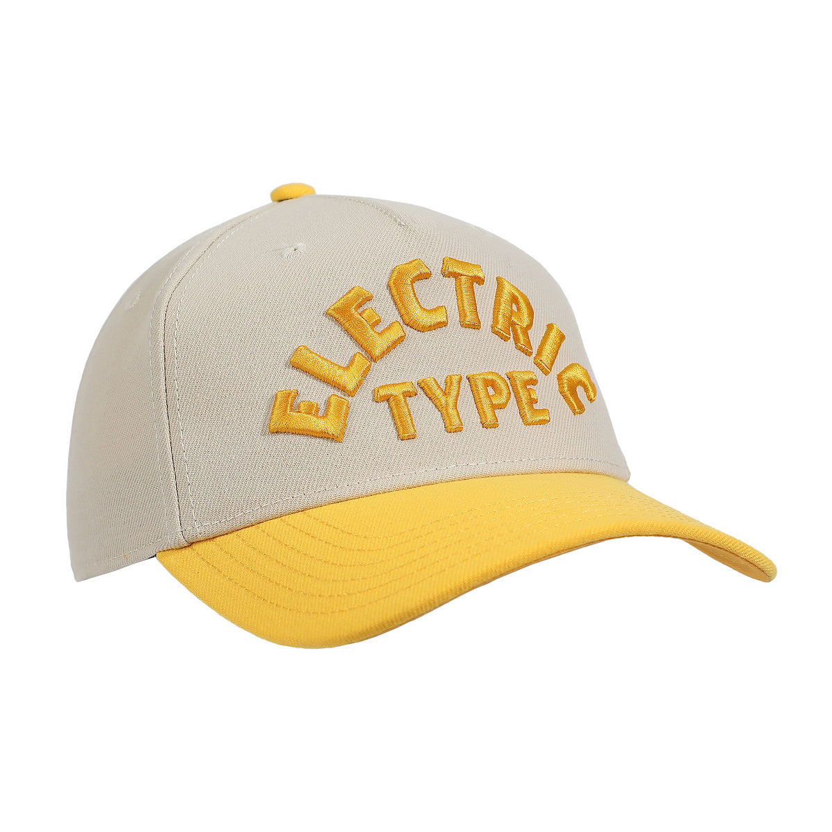 Pokémon Electric Type Yellow & White A-Frame Snapback Hat