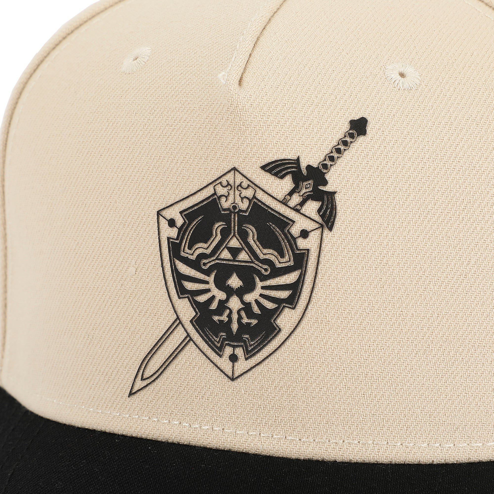 The Legend Of Zelda Hylian Shield Embroidery Poly Wool B104 Baseball Cap Snapback