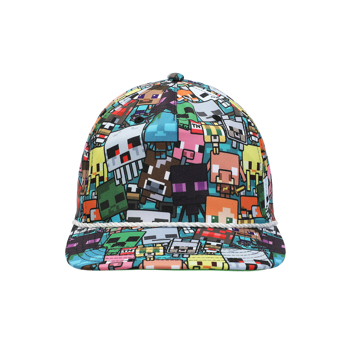 Minecraft Characters All-Over Print Snapback Hat