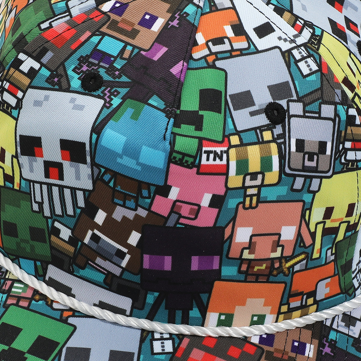 Minecraft Characters All-Over Print Snapback Hat