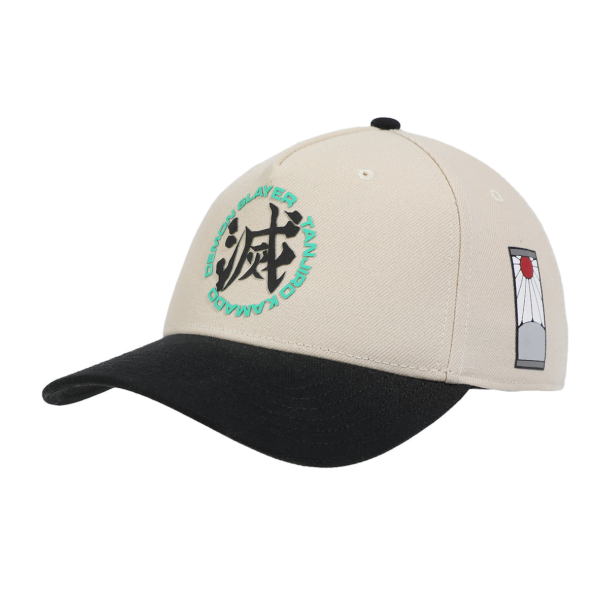 Demon Slayer Kanji White A-Frame Snapback Hat