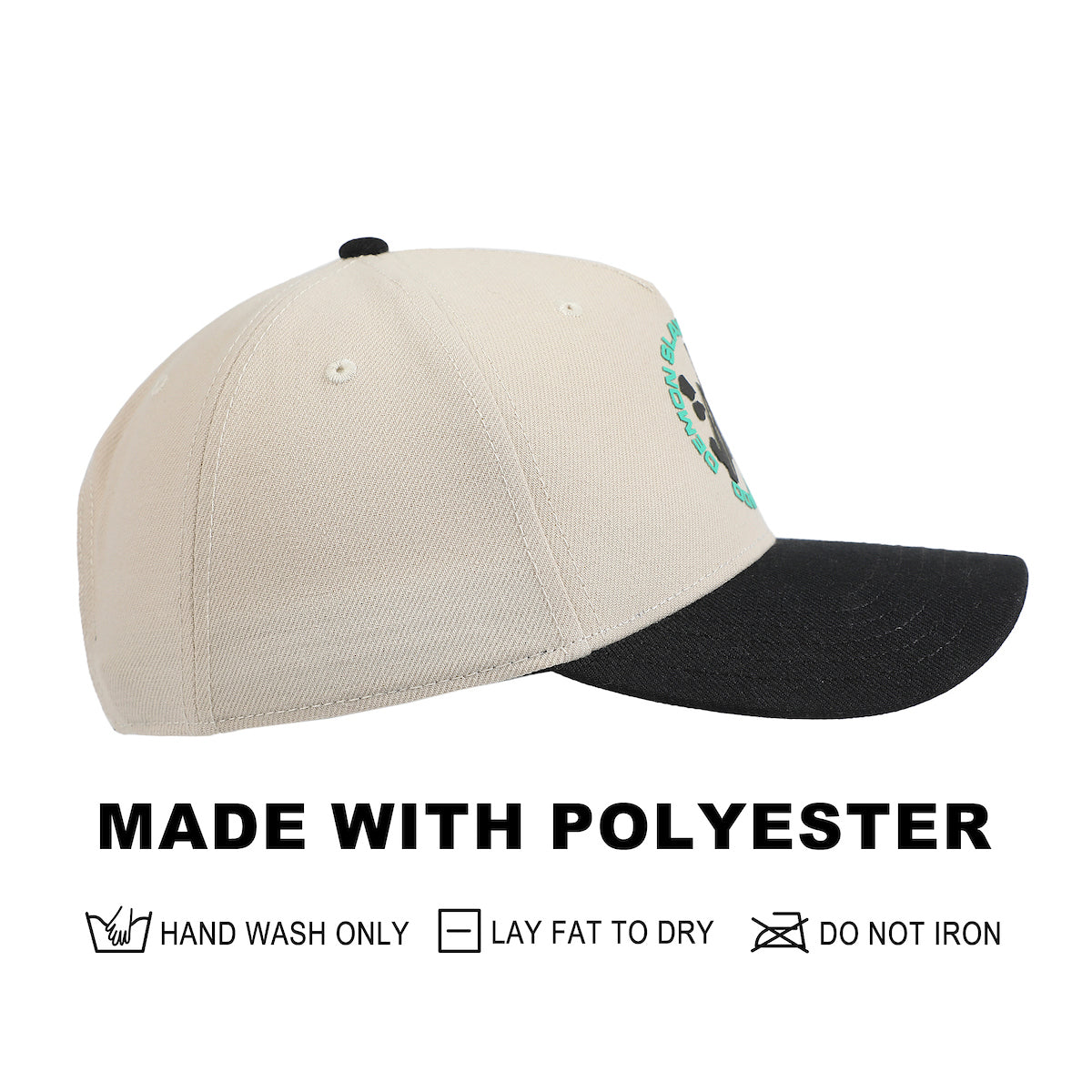 Demon Slayer Kanji White A-Frame Snapback Hat