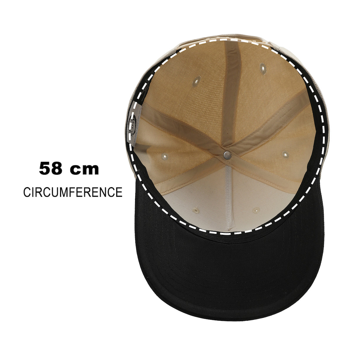 Demon Slayer Kanji White A-Frame Snapback Hat