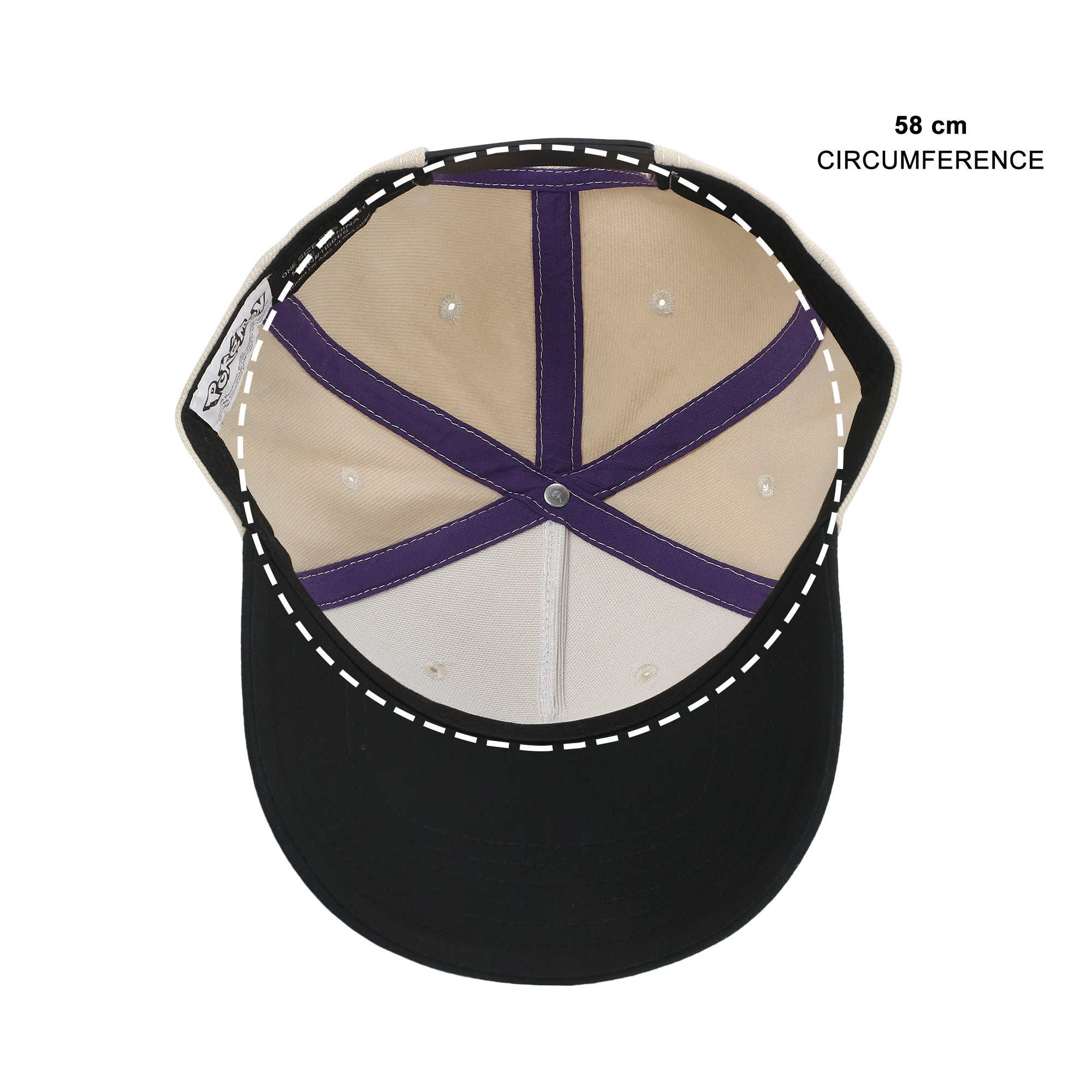 Pokemon Ghost Type White & Black Structured Baseball Cap