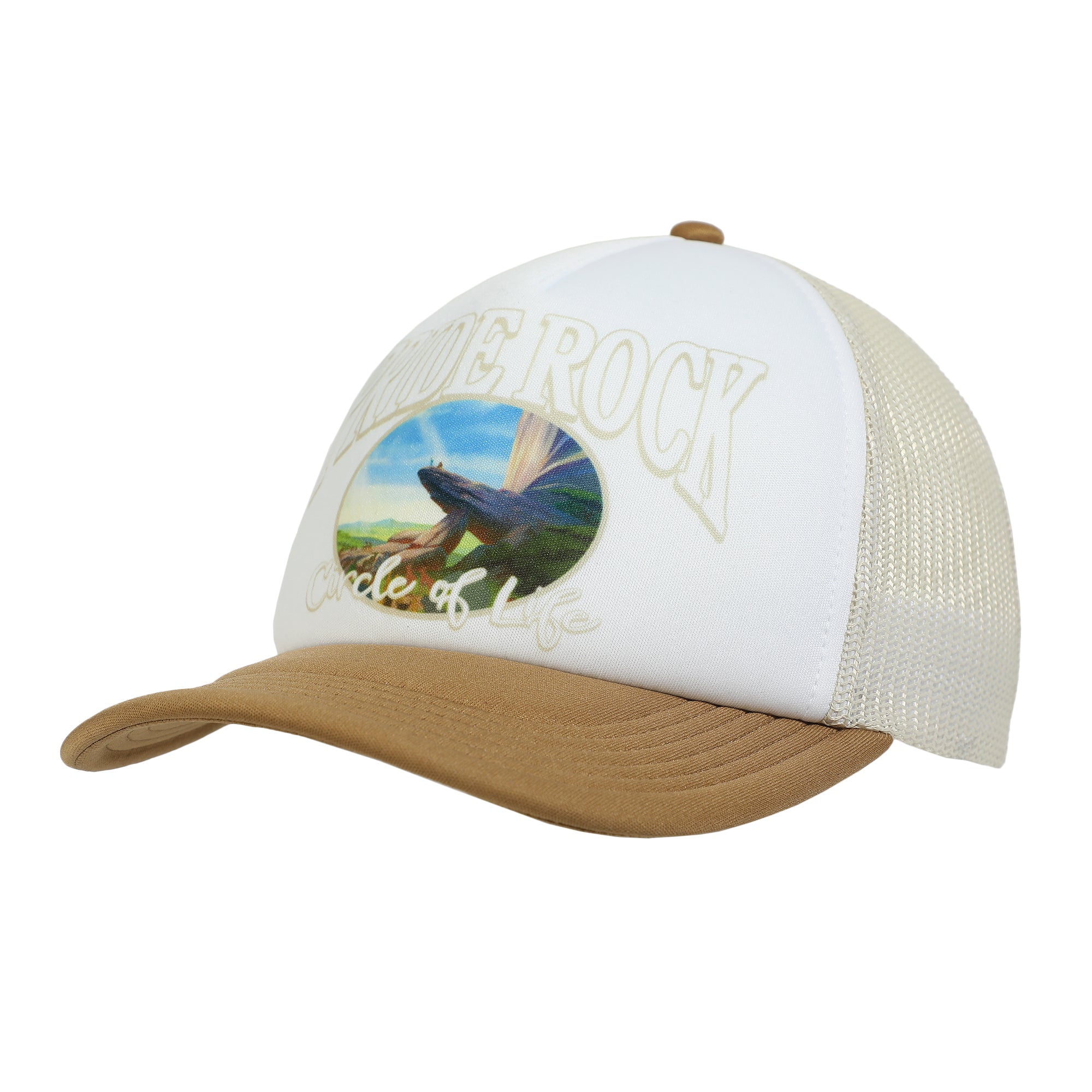 Disney The Lion King Pride Rock White & Tan Trucker Hat