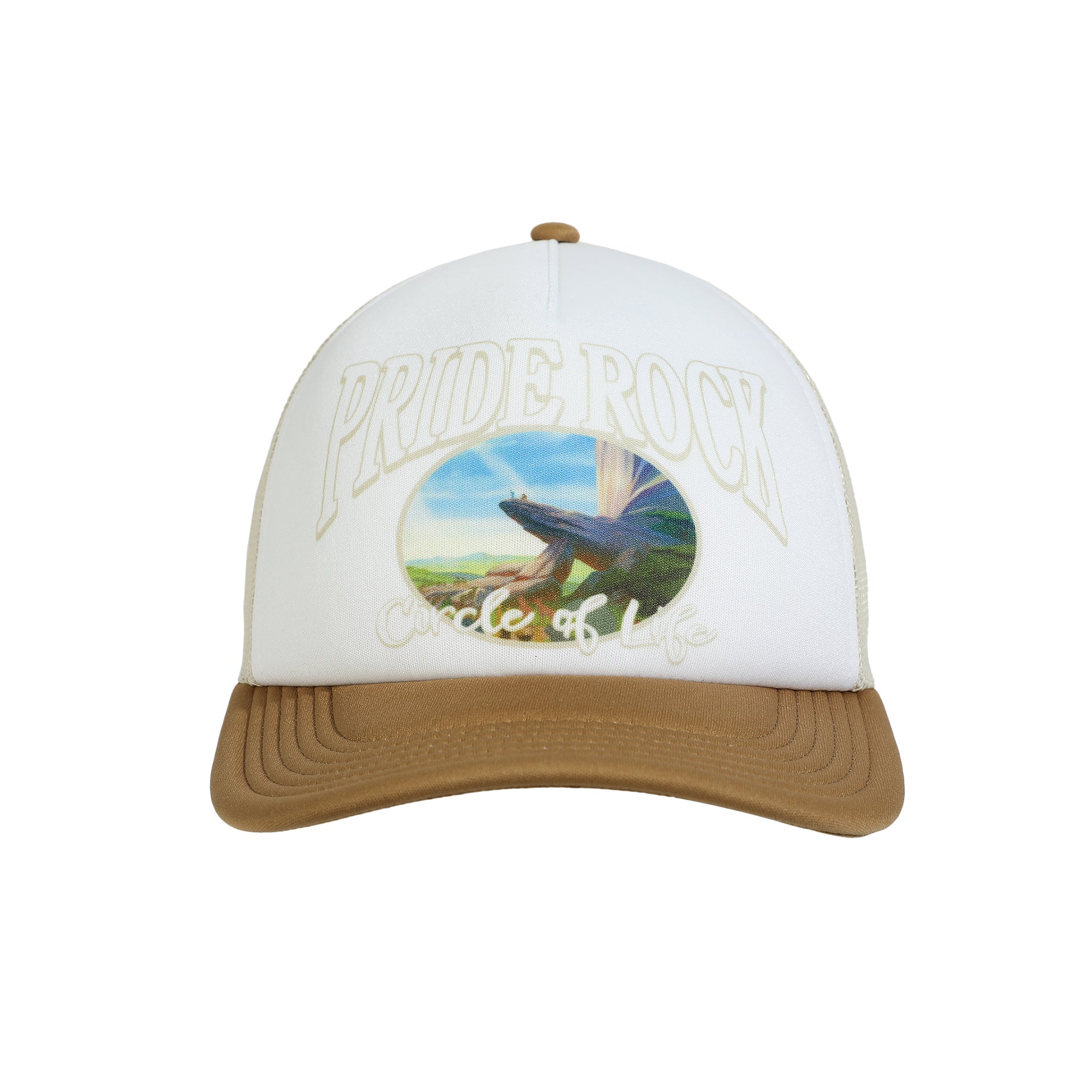 Disney The Lion King Pride Rock White & Tan Trucker Hat