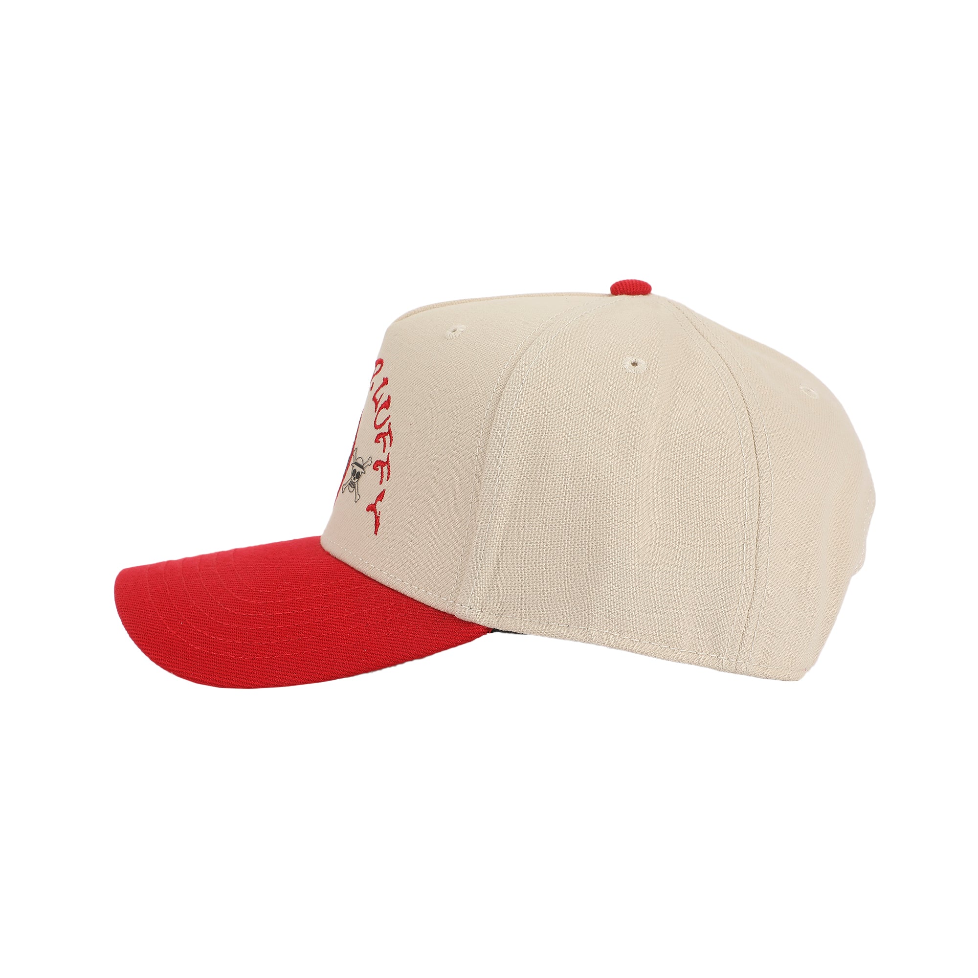 One Piece (Animated) Monkey D. Luffy Embroidery Poly Wool B104 Aframe Cap Snapback