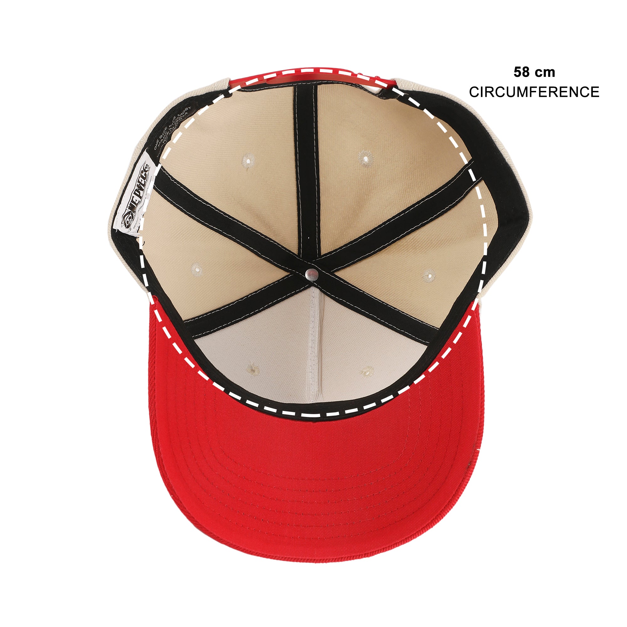 One Piece (Animated) Monkey D. Luffy Embroidery Poly Wool B104 Aframe Cap Snapback