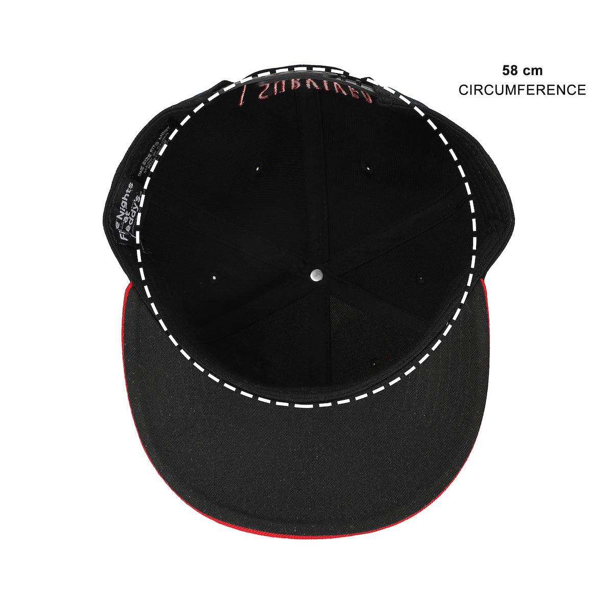 Five Nights At Freddy's I Survived Black Flat Bill Baseball Cap