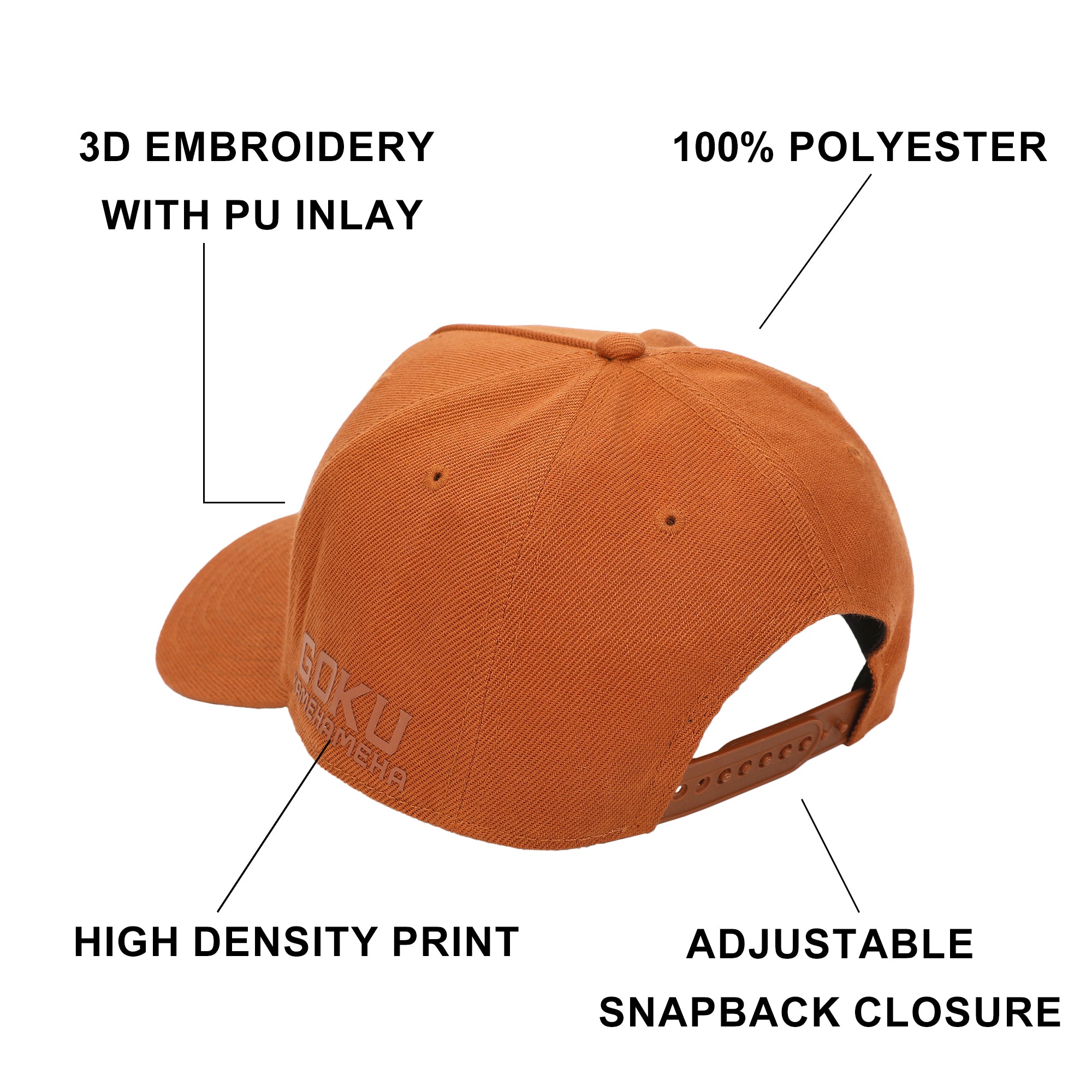 Dragon Ball Z Goku’s Symbol Traditional Snapback Cap