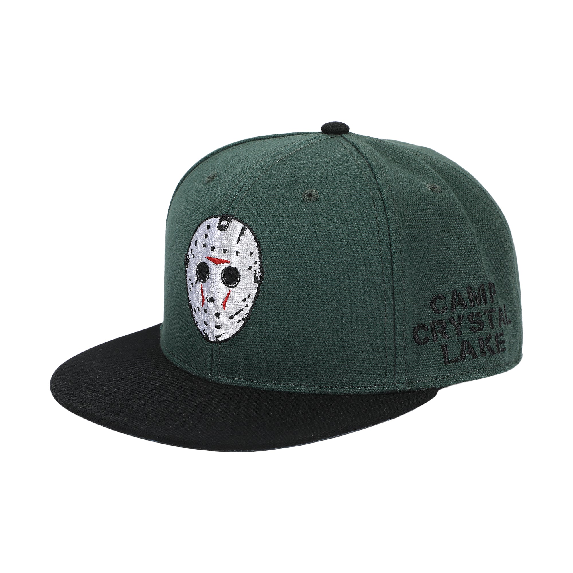 Friday the 13th Jason Mask Traditional Snapback Cap