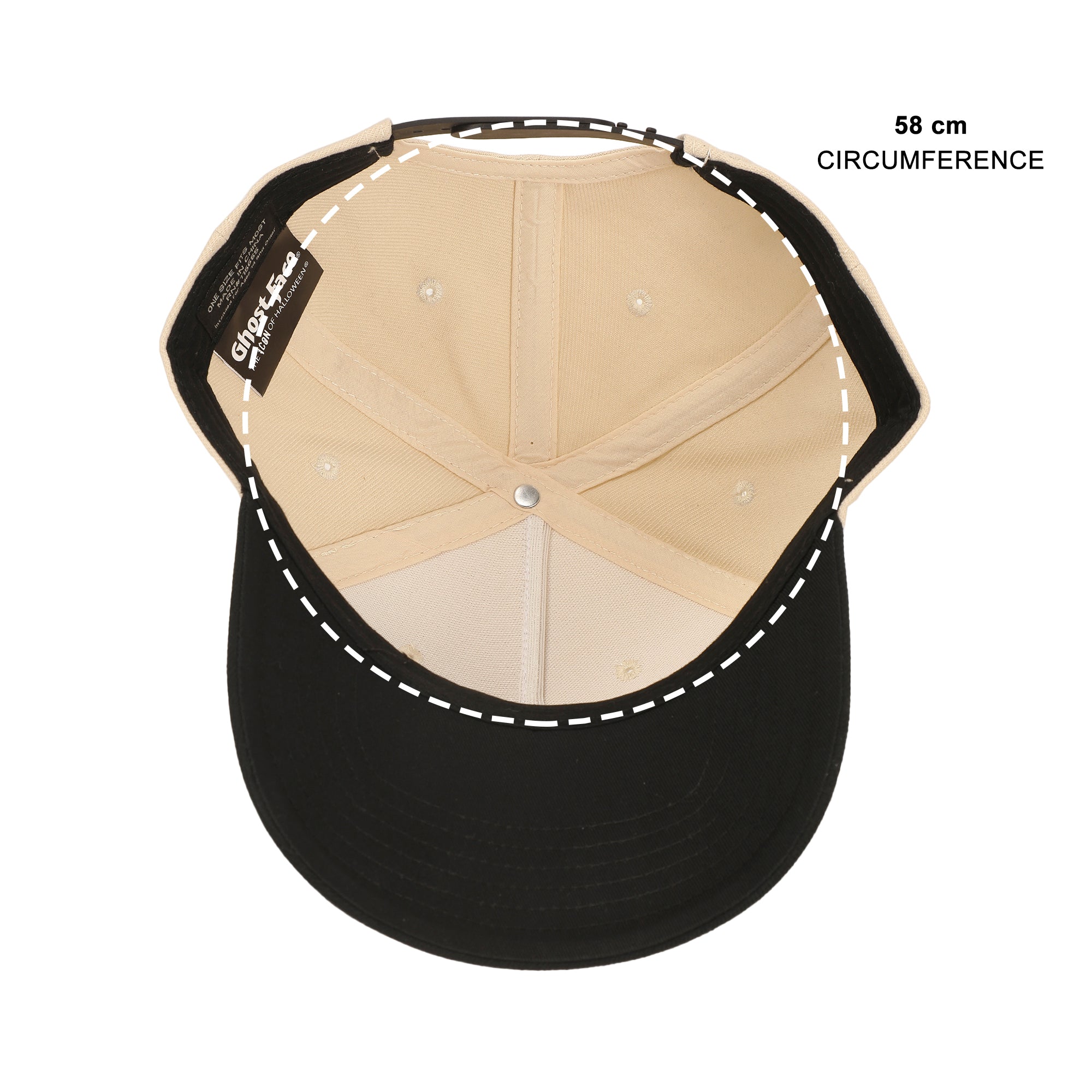 Ghostface Embroidery Canvas B104 A-Frame Snapback