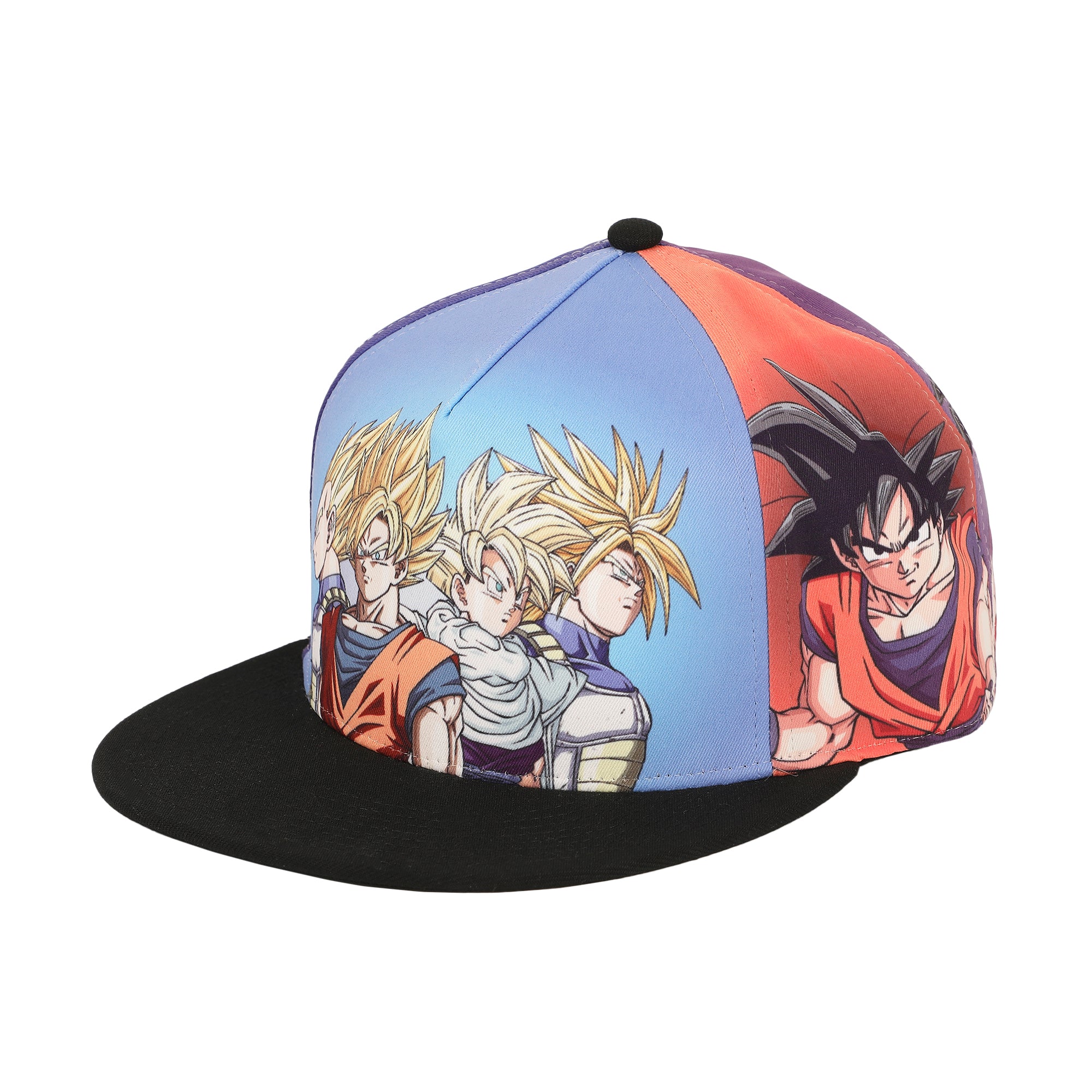 Dragon Ball Z Sublimated Panels Poly B15 Snapback