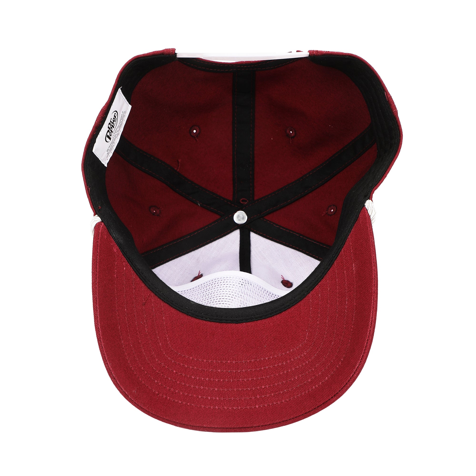 Dr Pepper Classic Logo Maroon Grandpa Cap