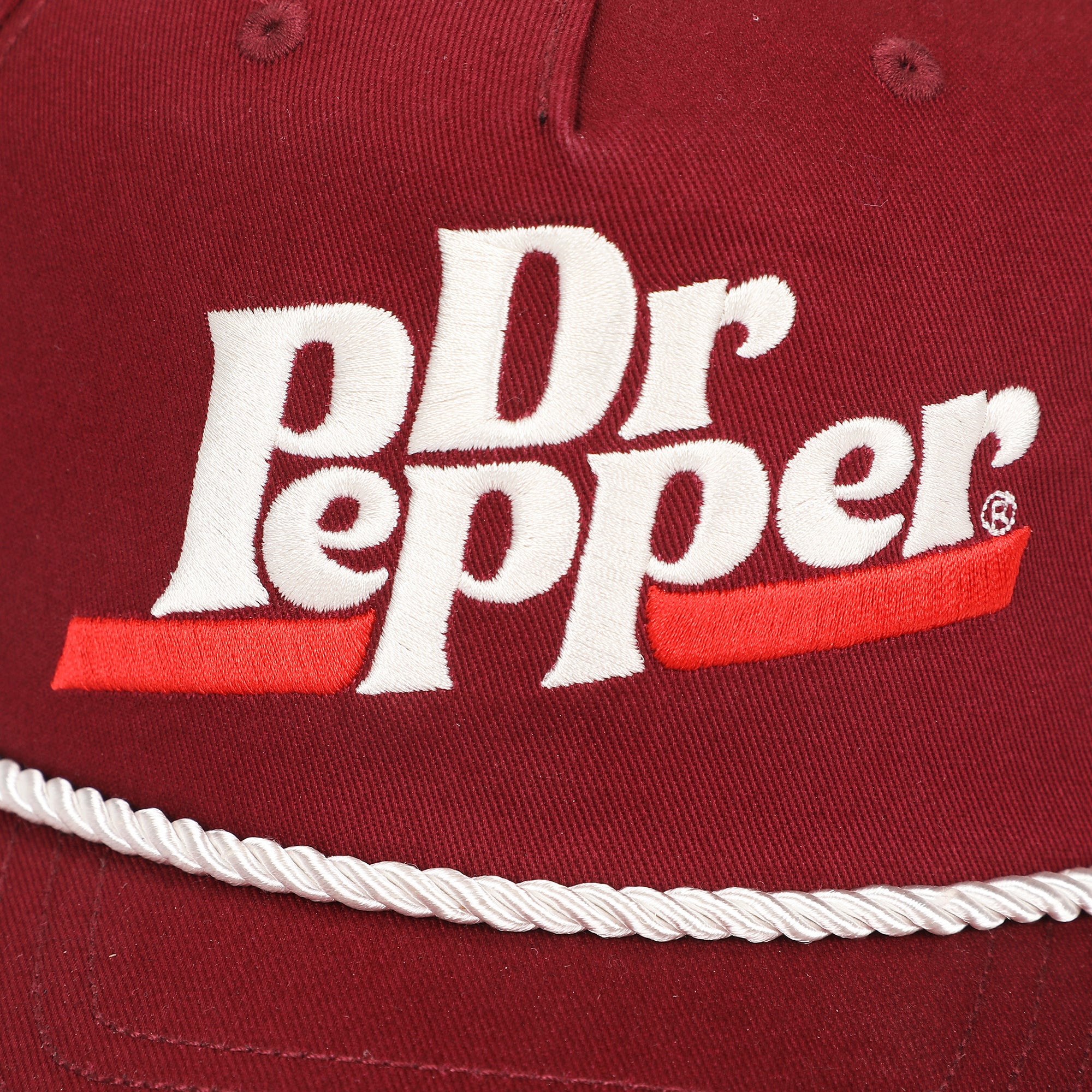 Dr Pepper Classic Logo Maroon Grandpa Cap