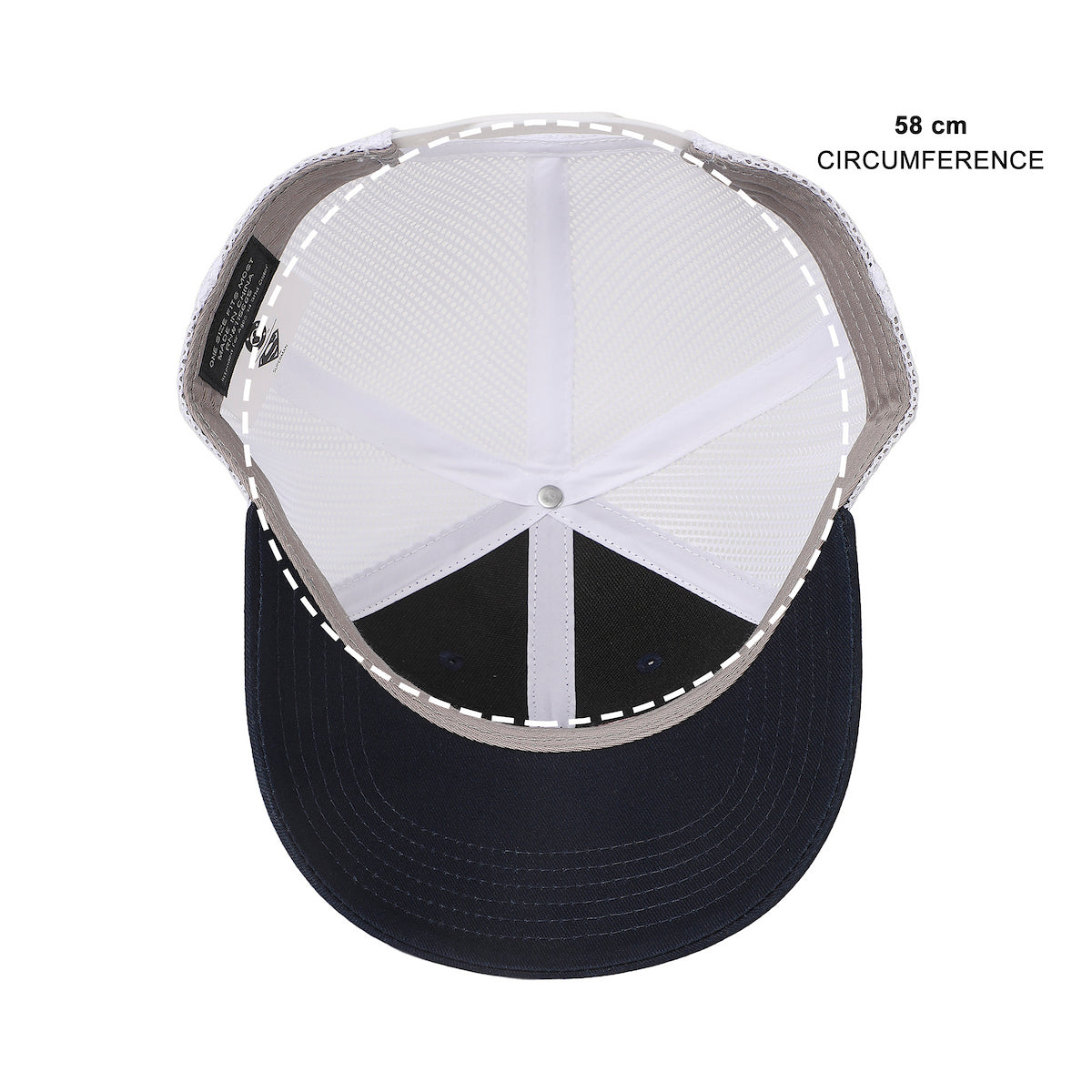 Superman 3D Embroidered Logo Navy Trucker Hat