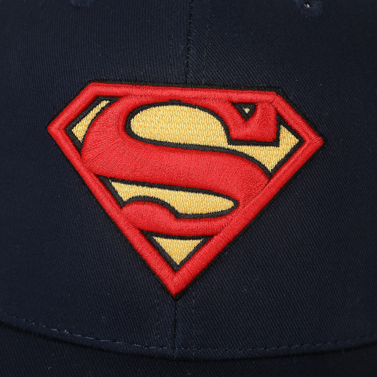 Superman 3D Embroidered Logo Navy Trucker Hat