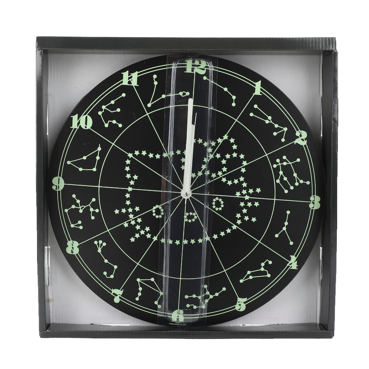 Hello Kitty Zodiac Stars Glow-In-The-Dark Wall Clock