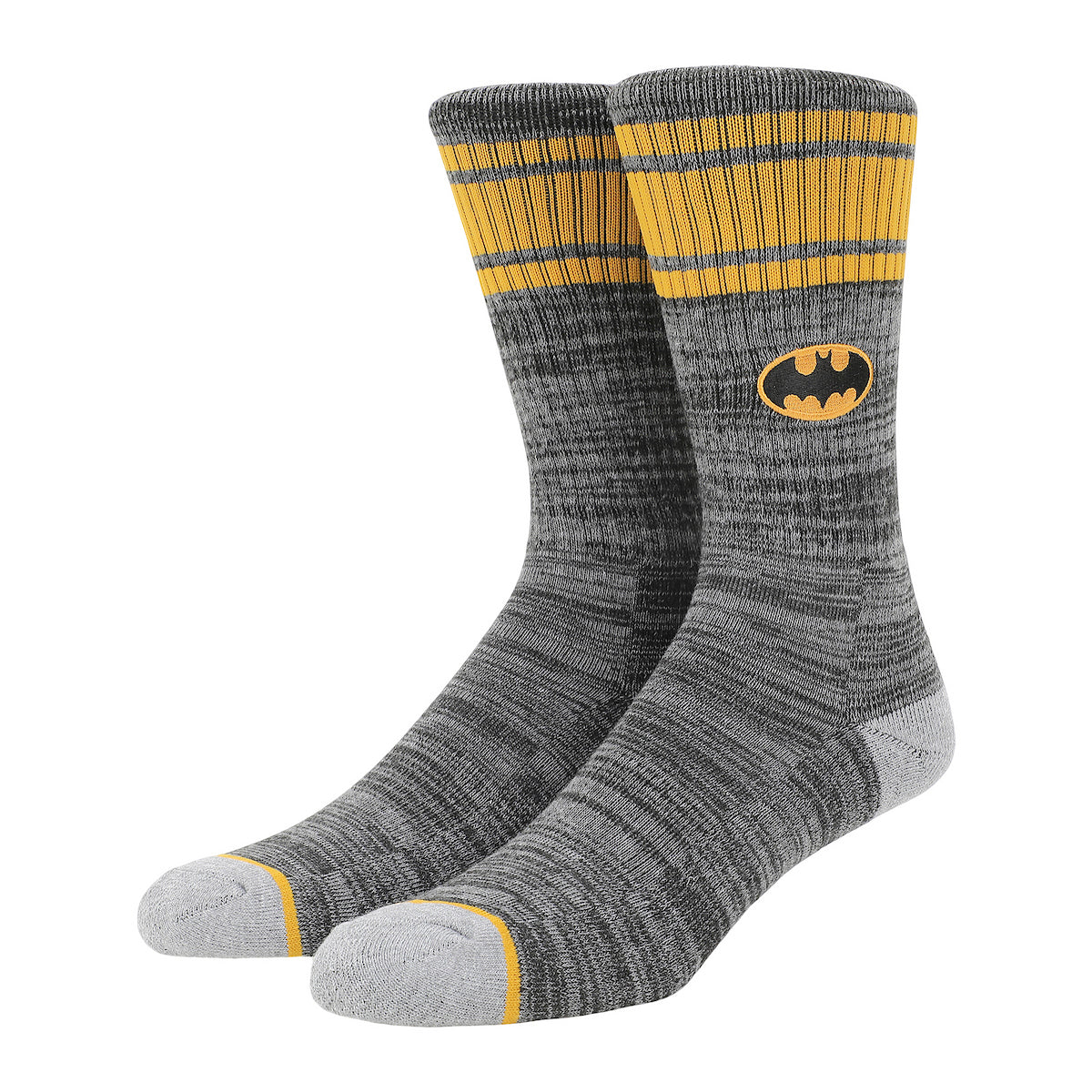 Batman Logo Men's Black Athletic Crew Socks