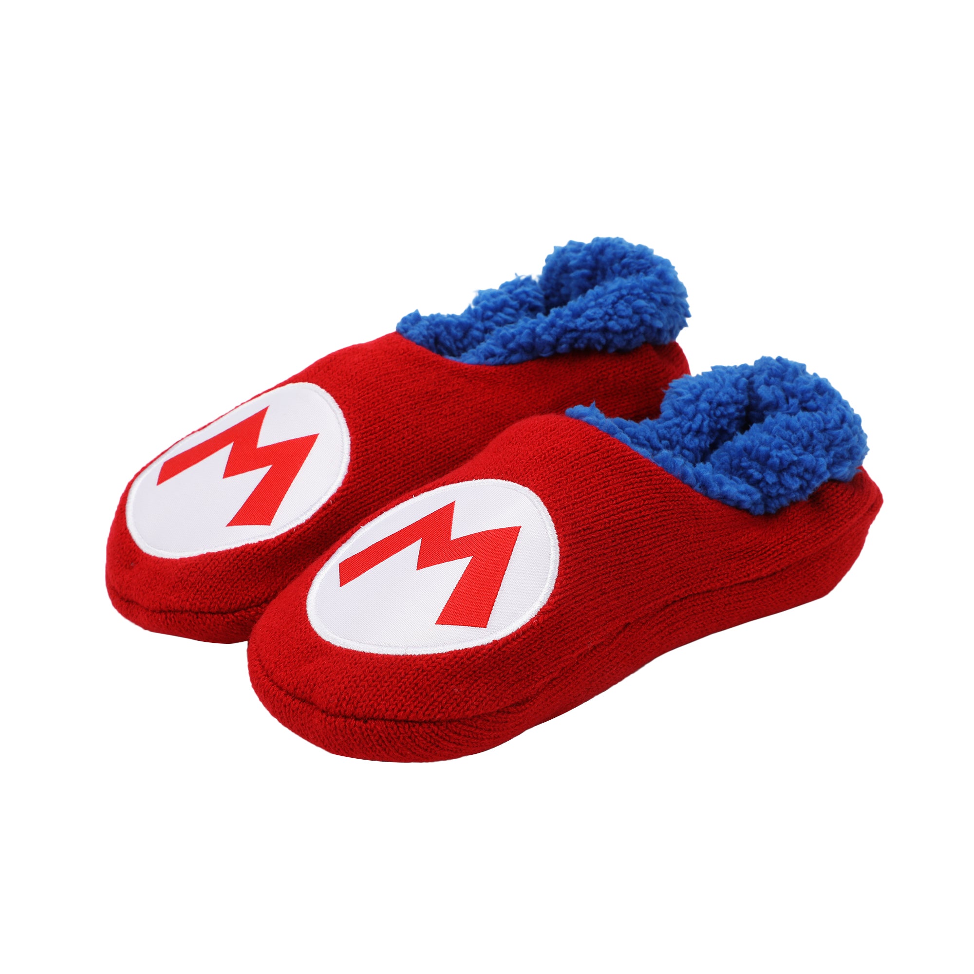 Super Mario Bros Mario Patch Red Slipper Socks