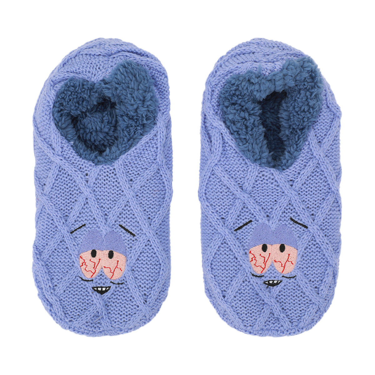 South Park Towelie I Have No Idea What's Going On Women's Blue Slipper Socks