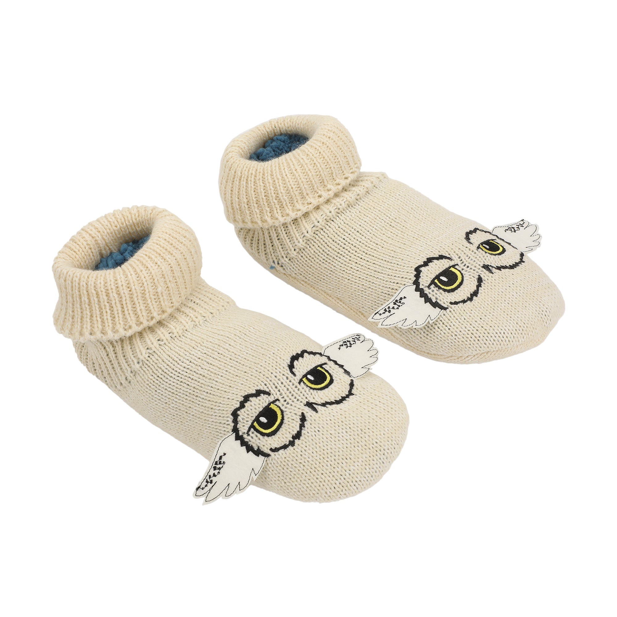Harry Potter Hedwig Big Face Wings Women's Slipper Socks