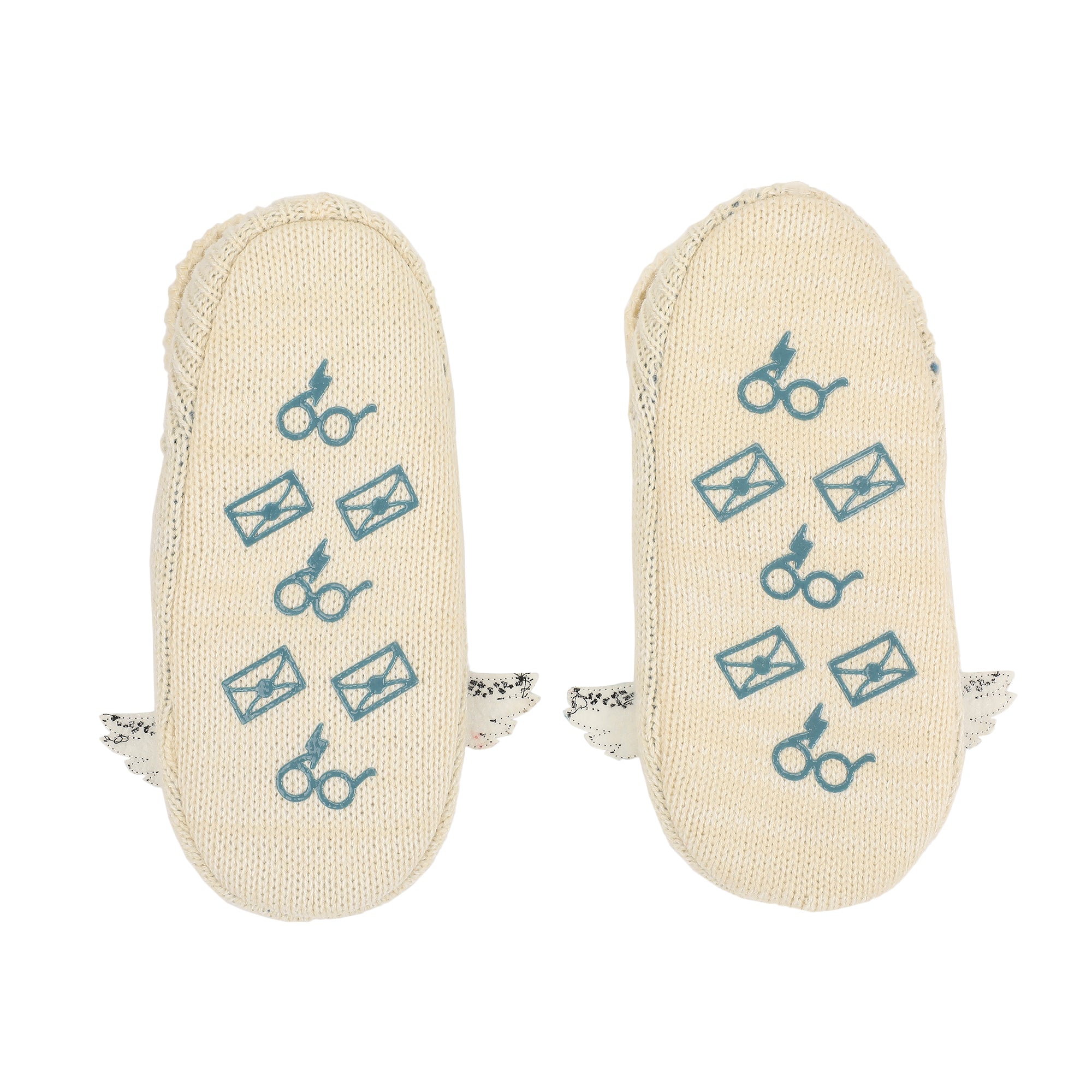 Harry Potter Hedwig Big Face Wings Women's Slipper Socks
