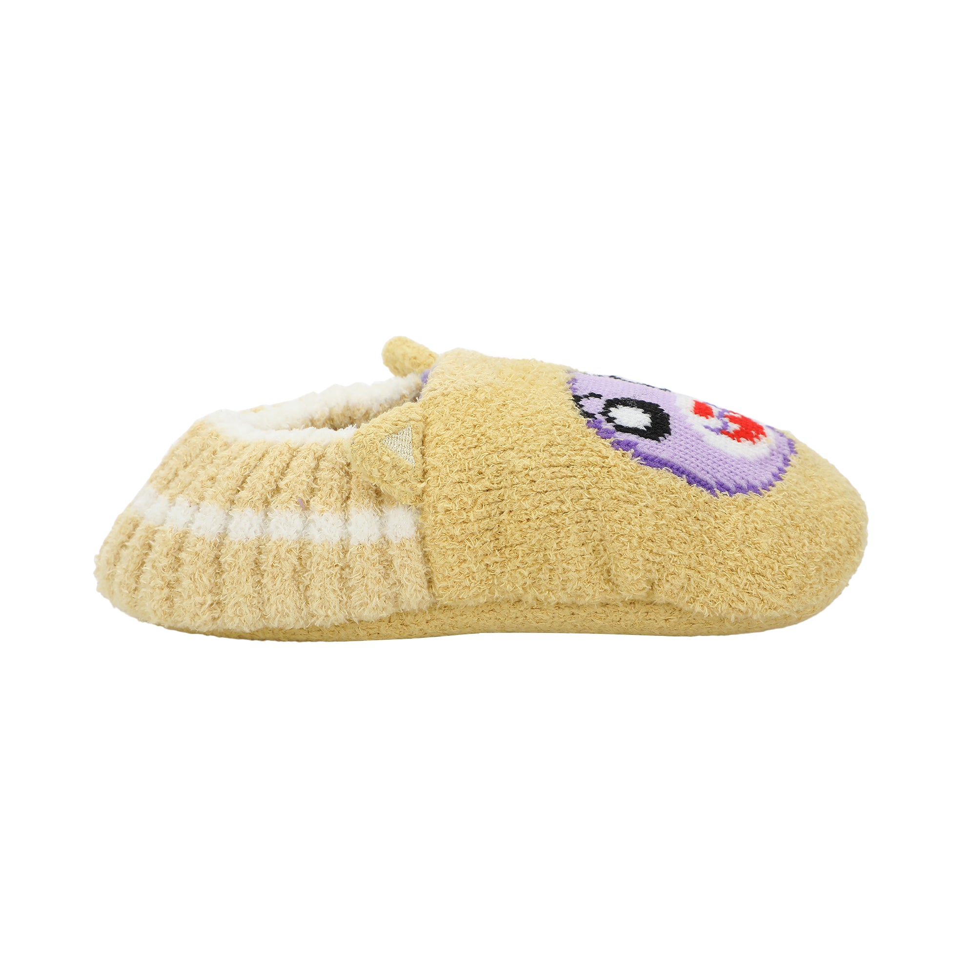 Lanky Box Foxy Youth Brown Slipper Socks