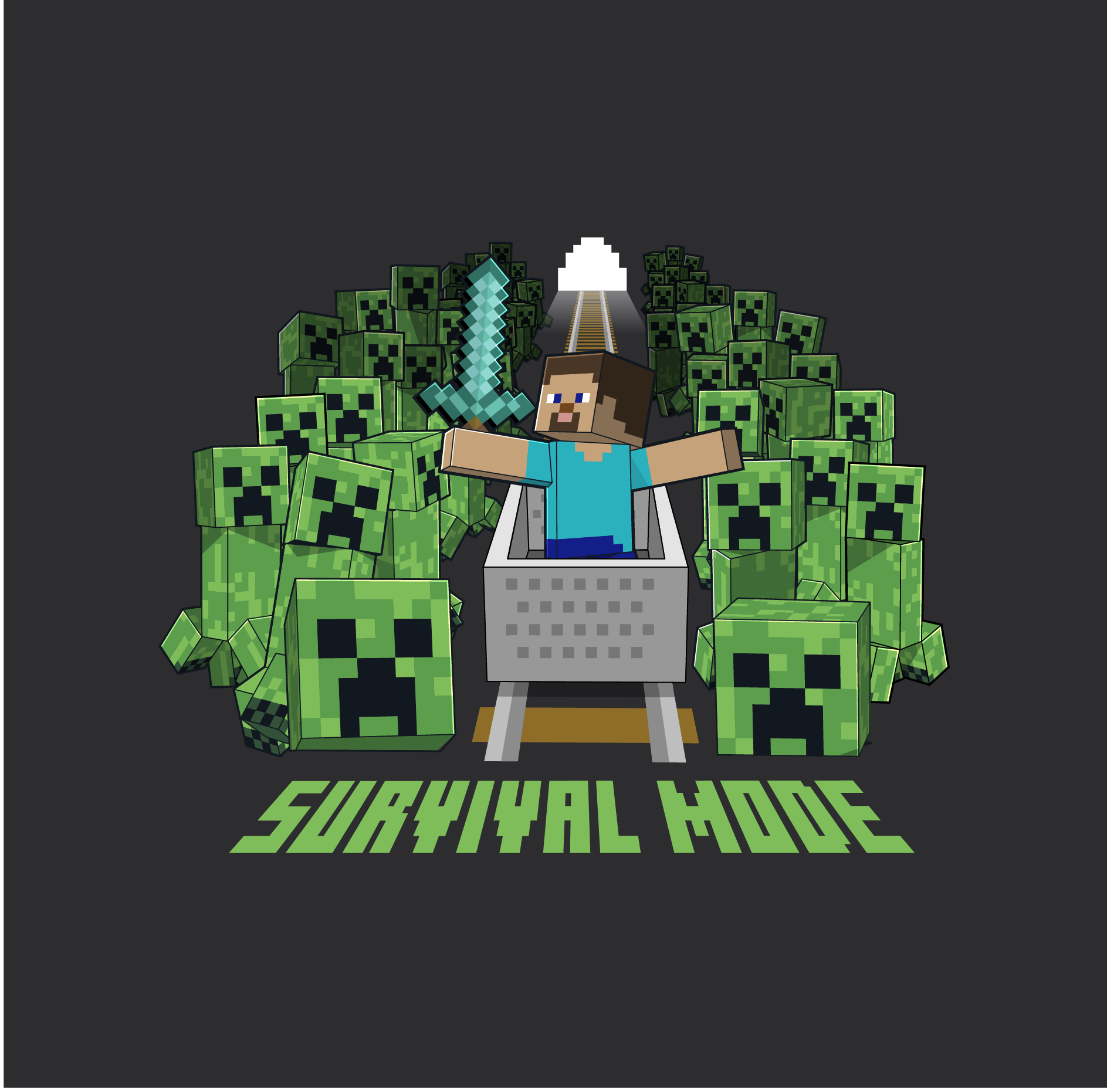 Minecraft Creepers Value 3-Pack of Youth Boy's Sleeveless Muscle Shirts