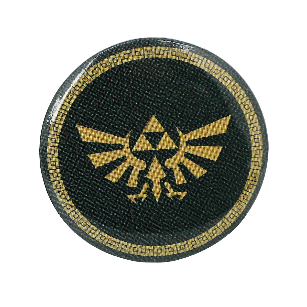 Zelda Tears of the Kingdom Button Pack - Authentication Crest Link Zelda and Hyrule Crest (4-Pack)