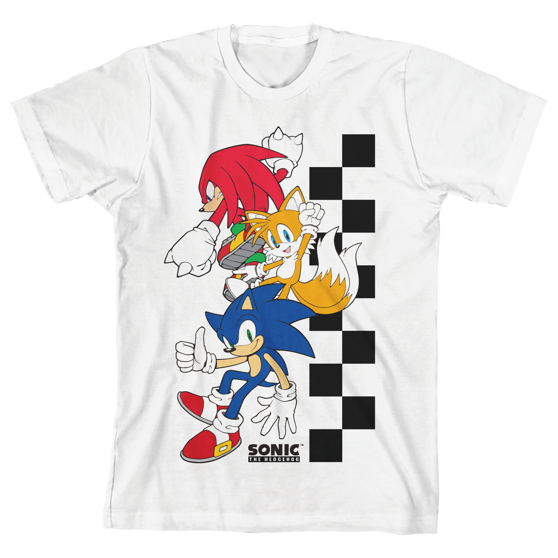 Sonic The Hedgehog 3-Pack Boy's Crew Neck Short Sleeve T-shirt Combo Set