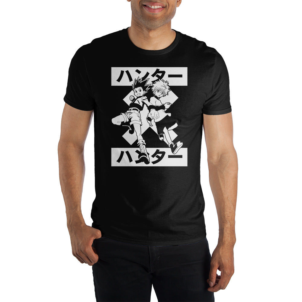 HxH Hunter x Hunter Men's Black Tee T-Shirt Shirt