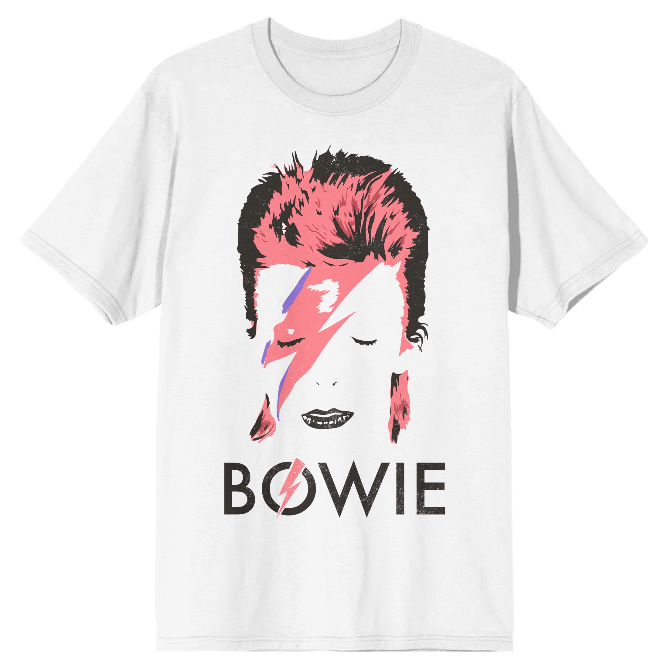 David Bowie Ziggy Stardust Portrait Art Men's White T-shirt