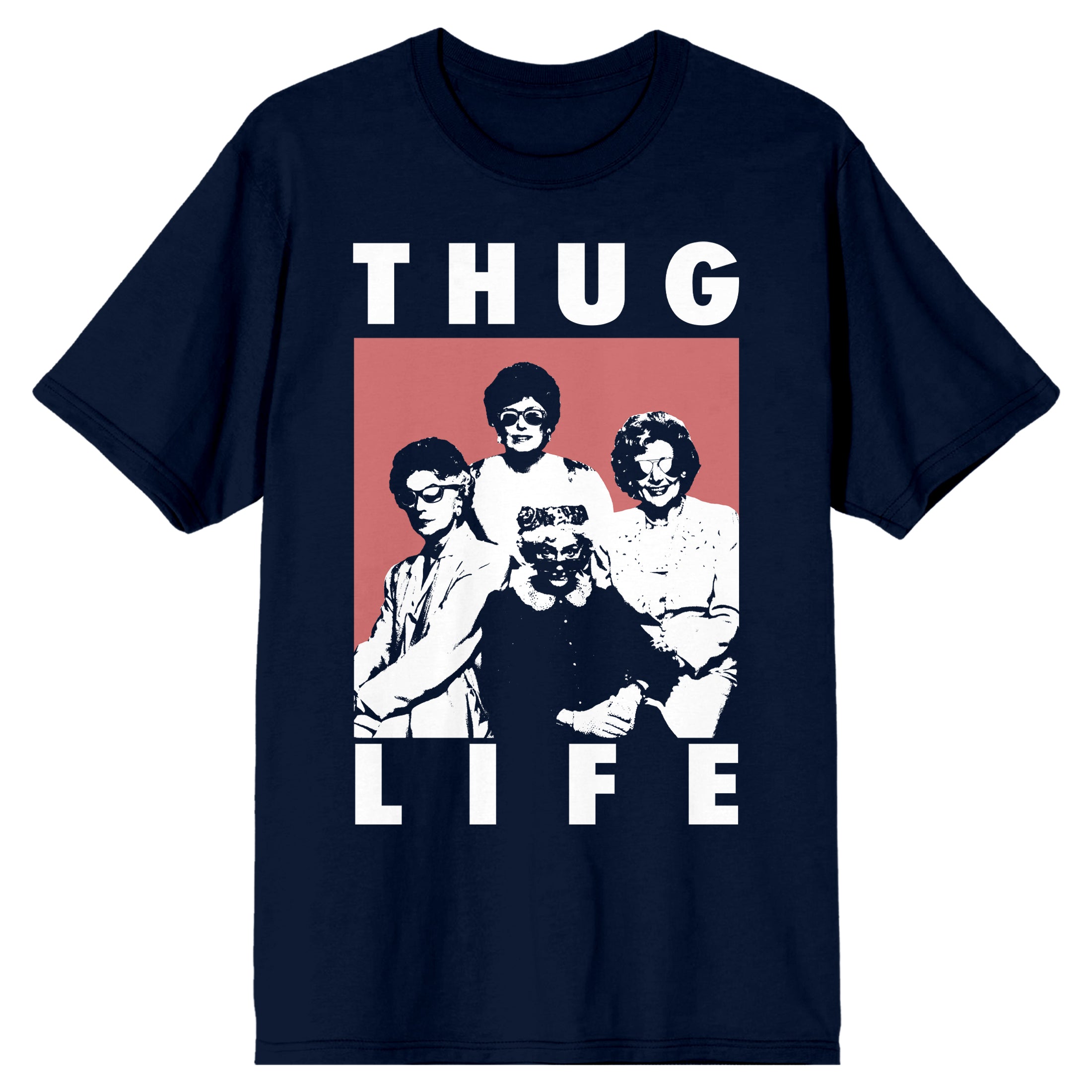 Golden Girls Thug Life Men's Navy T-shirt