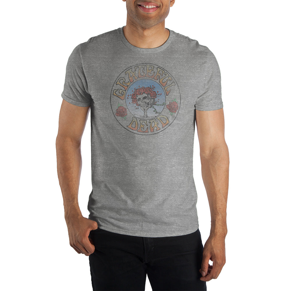 Grateful Dead Rose Skull Short-Sleeve T-Shirt
