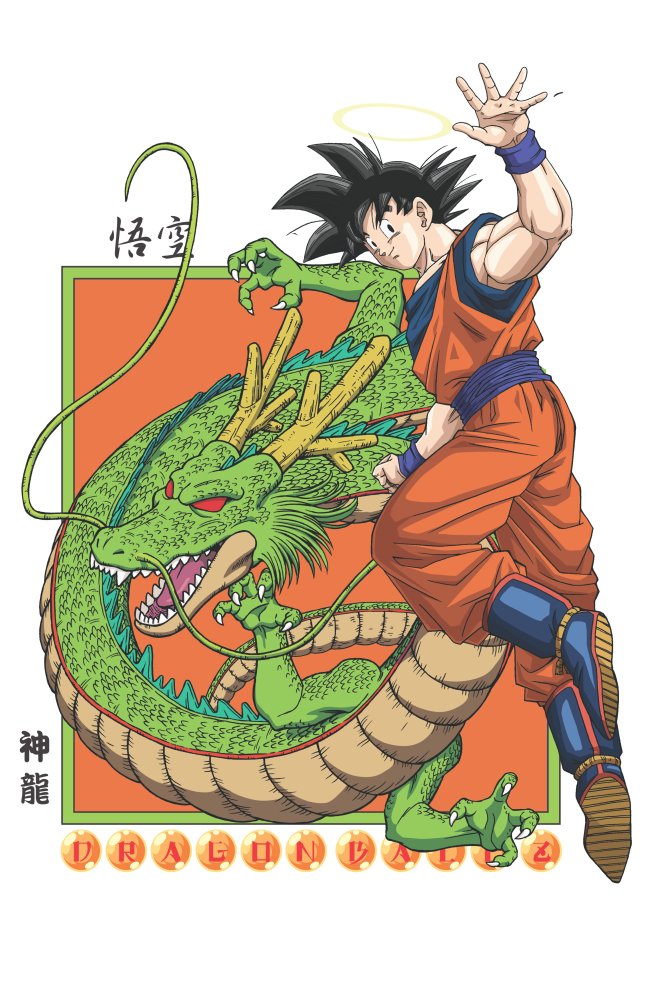 Dragon Ball Z Goku Men's White Graphic Tee