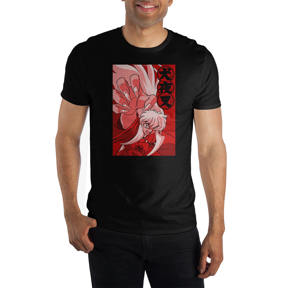 Inuyasha Anime Cartoon Mens Graphic Tee