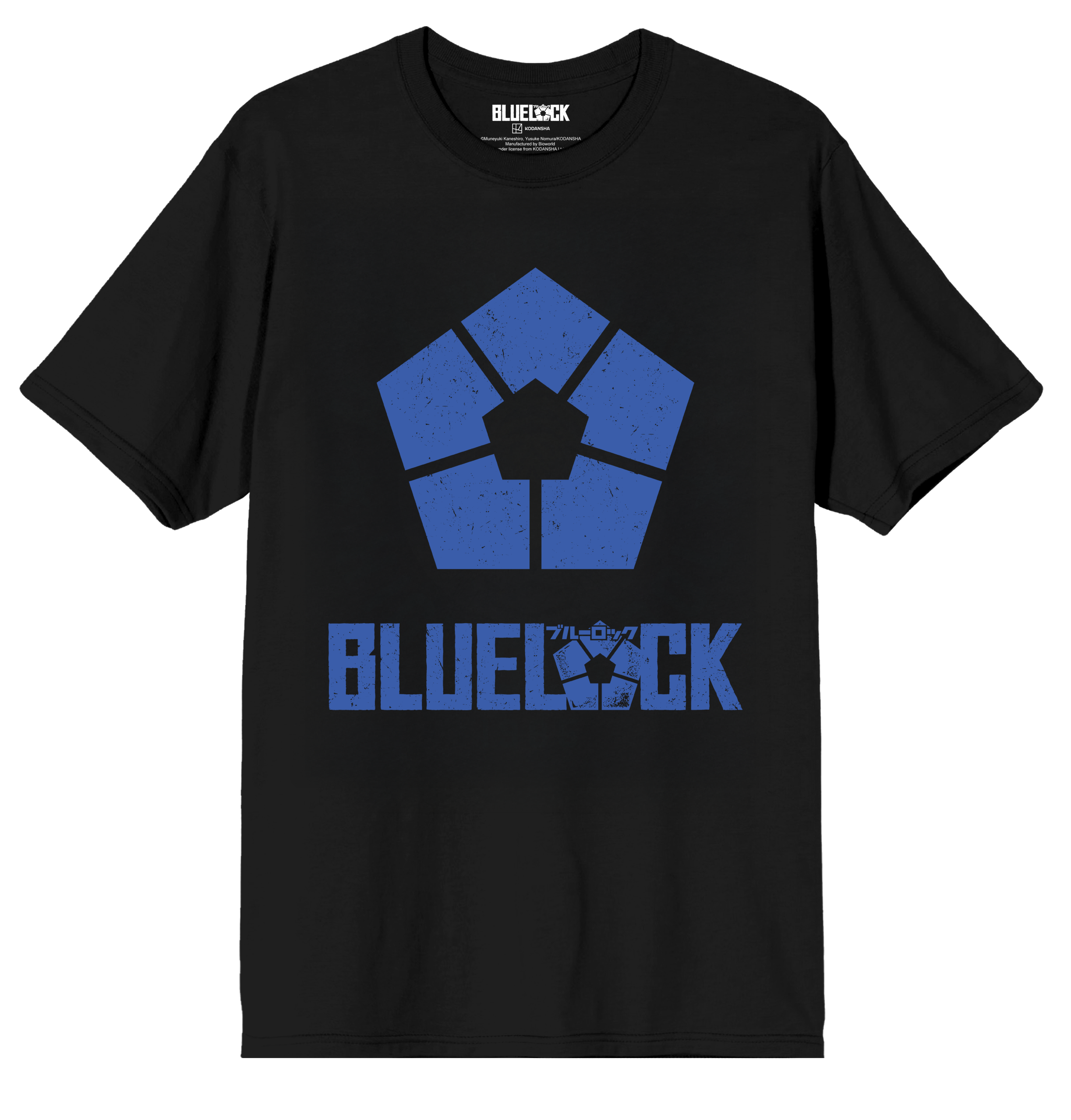 Blue Lock Manga Team Icon Graphic Short Sleeve Tee for Fans
