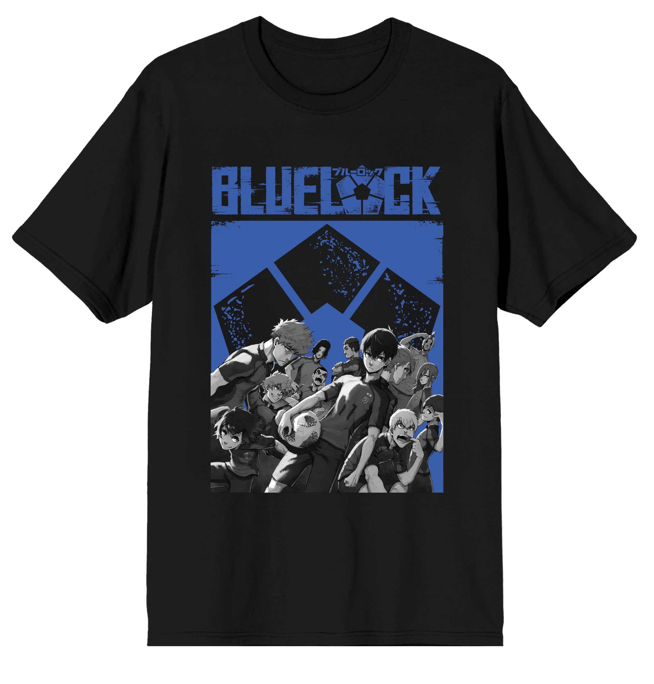 Blue Lock Manga Team Graphic Short Sleeve Tee for Fans