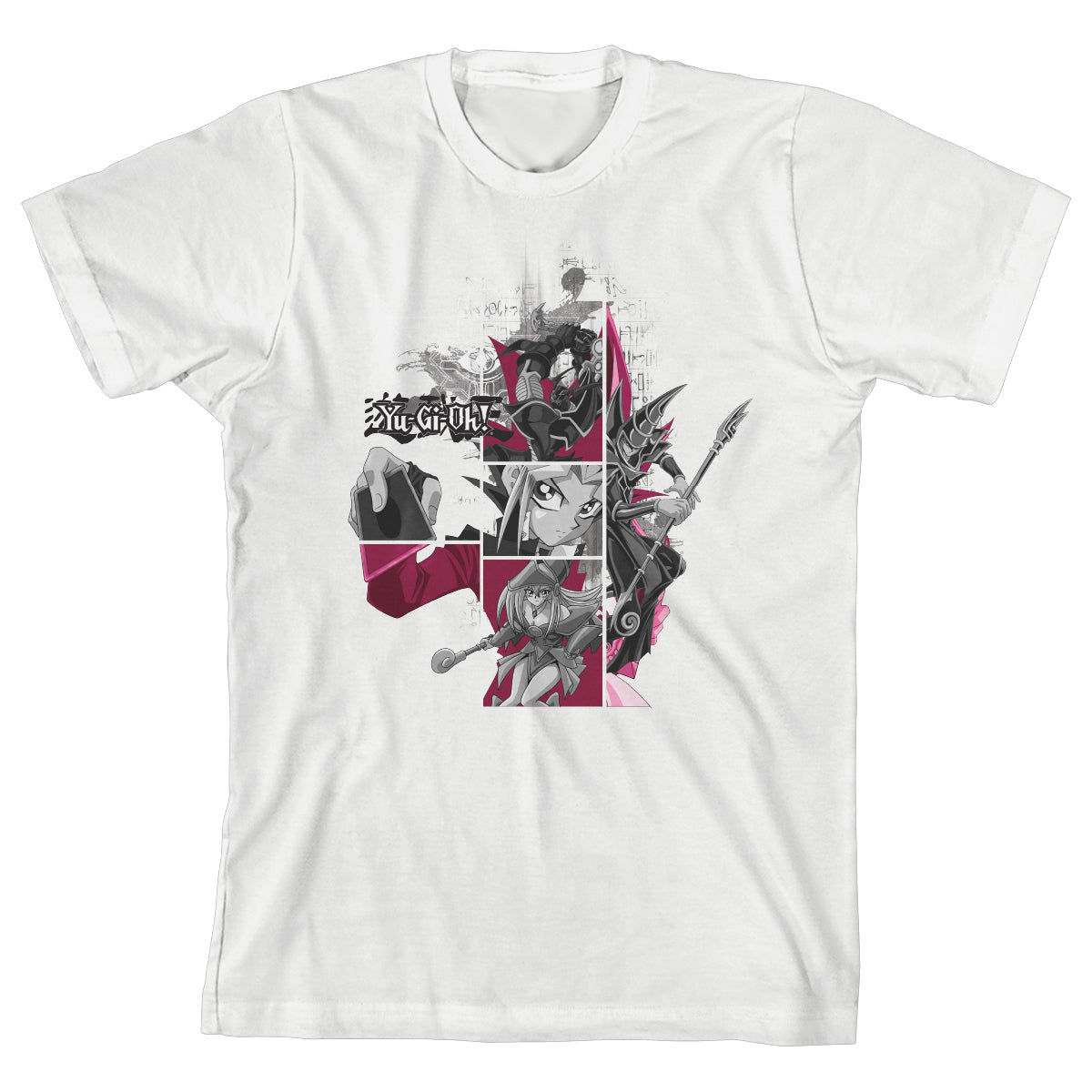 Yami Yugi and His Cards Yu-Gi-Oh! Character Classic White Graphic Tee